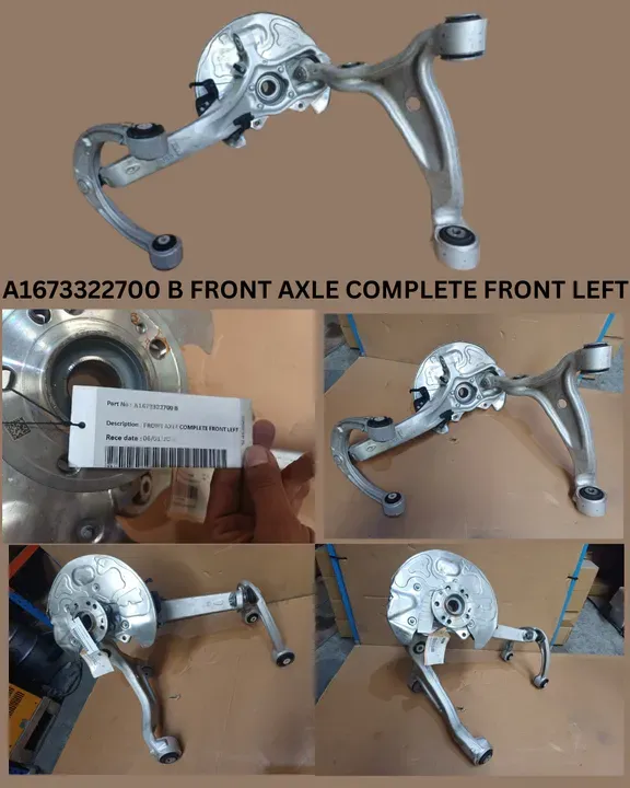 FRONT AXLE COMPLETE FRONT LEFT